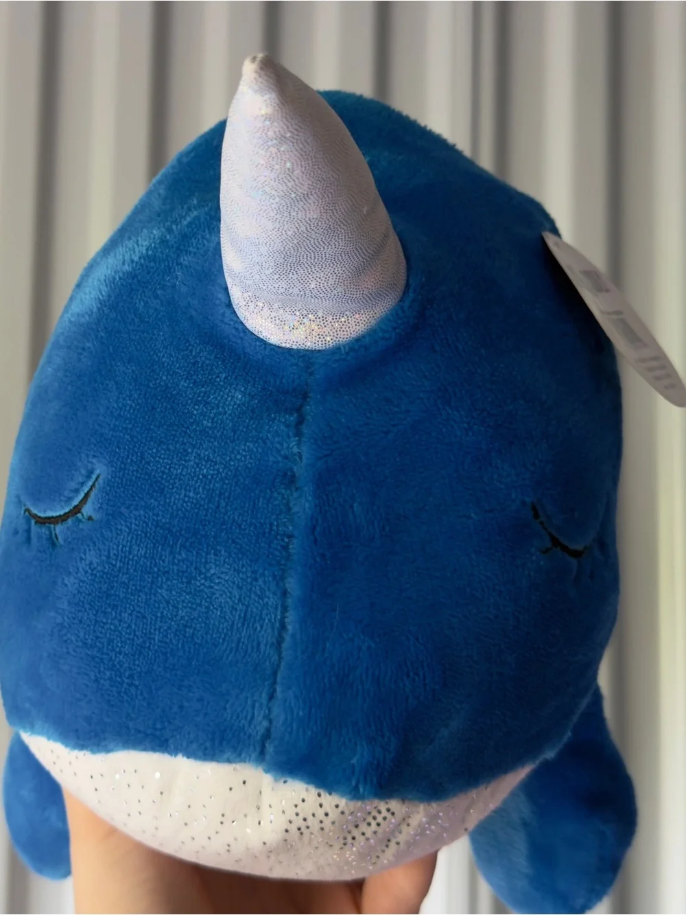 Blue Plush Narwhal - Kids Accessory New With Tag
